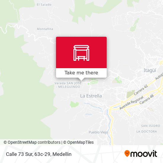 Mapa de Calle 73 Sur, 63c-29