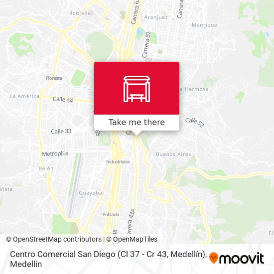 Centro Comercial San Diego (Cl 37 - Cr 43, Medellín) map