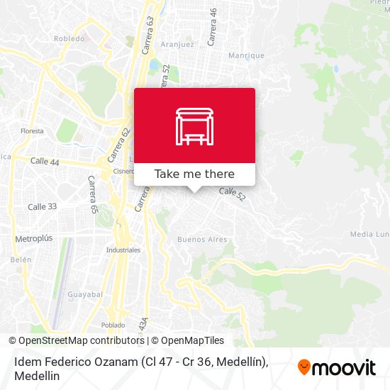 Idem Federico Ozanam (Cl 47 - Cr 36, Medellín) map