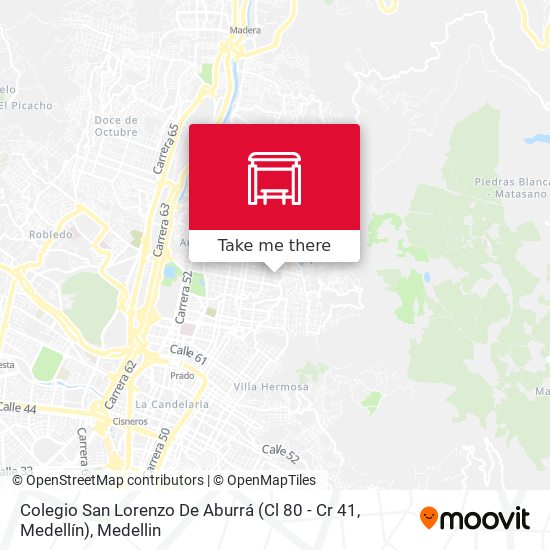 Colegio San Lorenzo De Aburrá (Cl 80 - Cr 41, Medellín) map