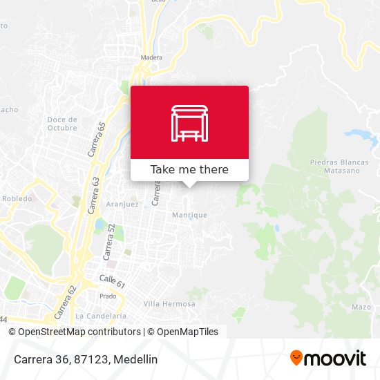 Mapa de Carrera 36, 87123