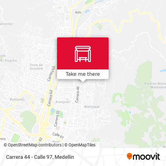 Mapa de Carrera 44 - Calle 97