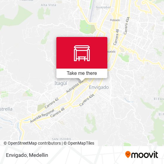 Envigado map