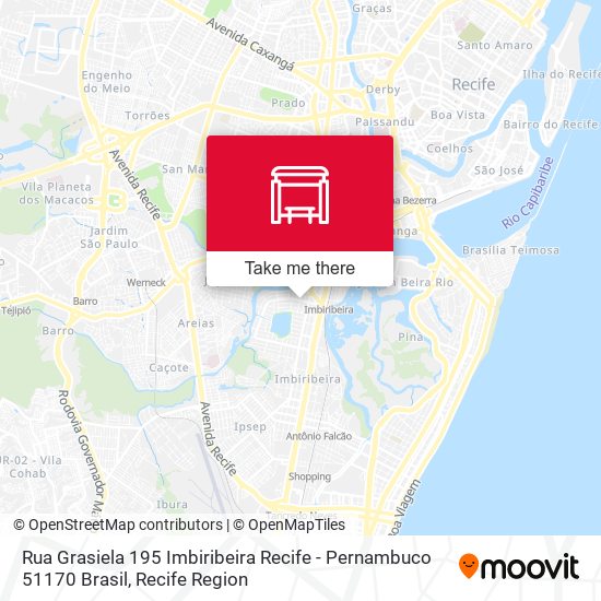Rua Grasiela 195 Imbiribeira Recife - Pernambuco 51170 Brasil map
