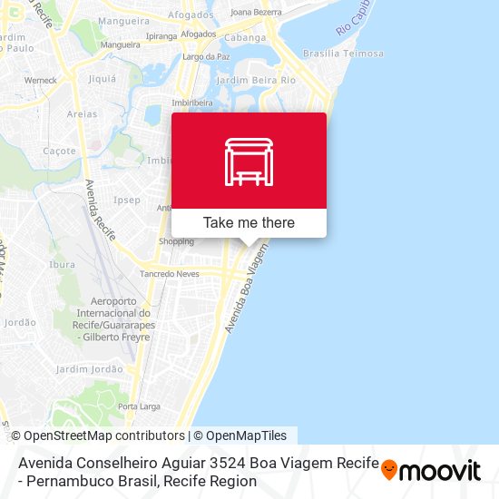 Avenida Conselheiro Aguiar 3524 Boa Viagem Recife - Pernambuco Brasil map