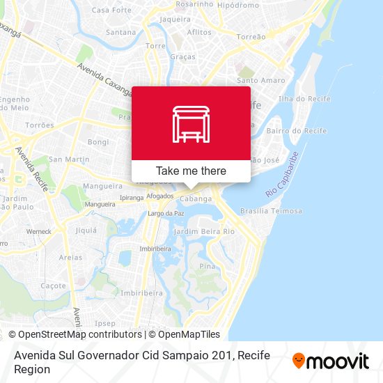 Avenida Sul Governador Cid Sampaio 201 map