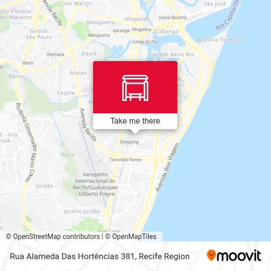 Rua Alameda Das Hortências 381 map