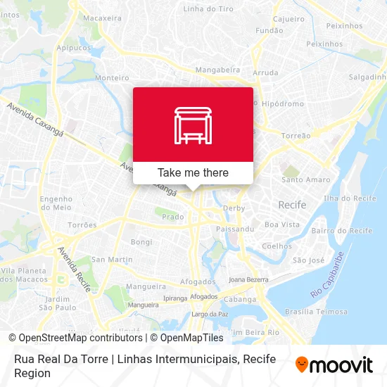 Rua Real Da Torre | Linhas Intermunicipais map