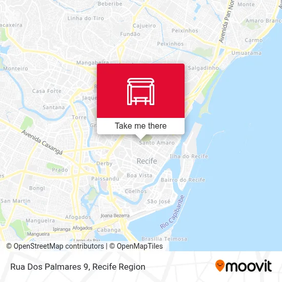 Rua Dos Palmares 9 map