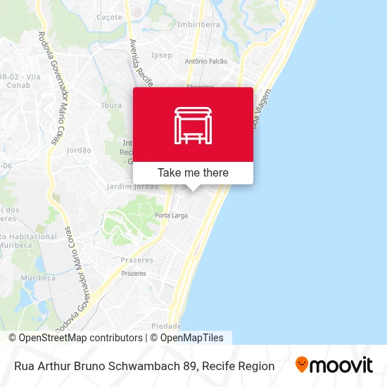 Rua Arthur Bruno Schwambach 89 map