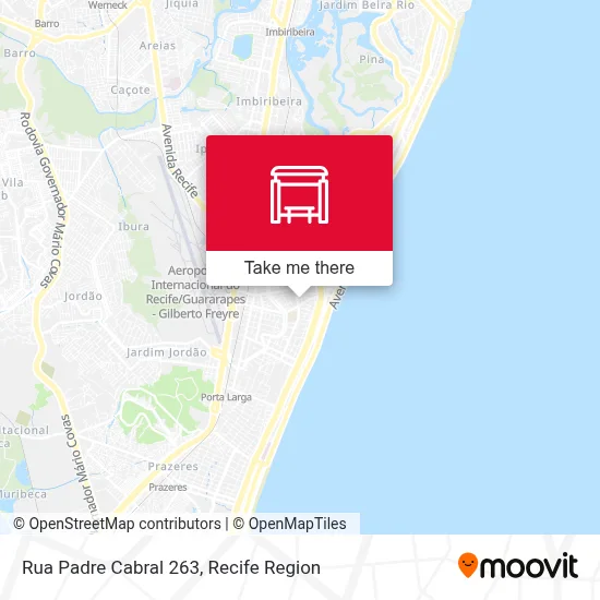 Rua Padre Cabral 263 map