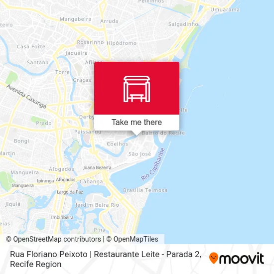 Rua Floriano Peixoto | Restaurante Leite - Parada 2 map
