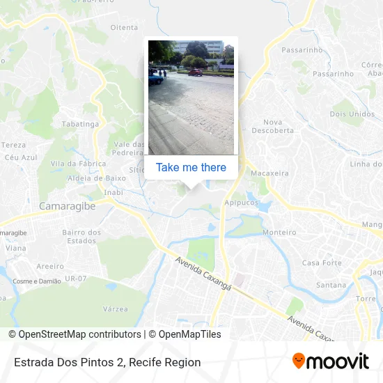 Estrada Dos Pintos 2 map