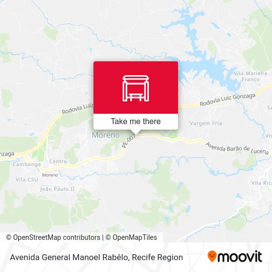 Avenida General Manoel Rabêlo map