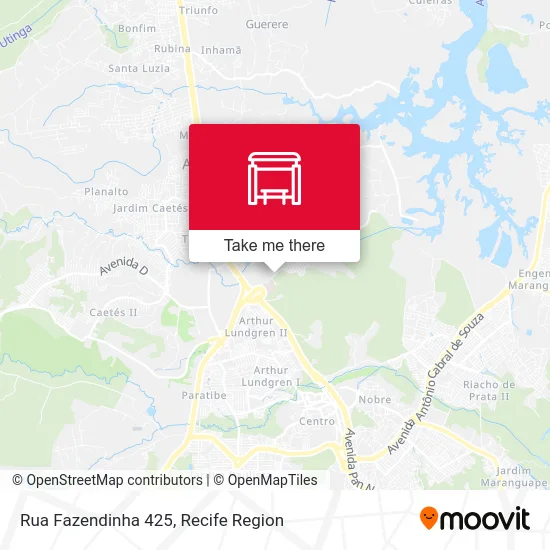 Rua Fazendinha 425 map
