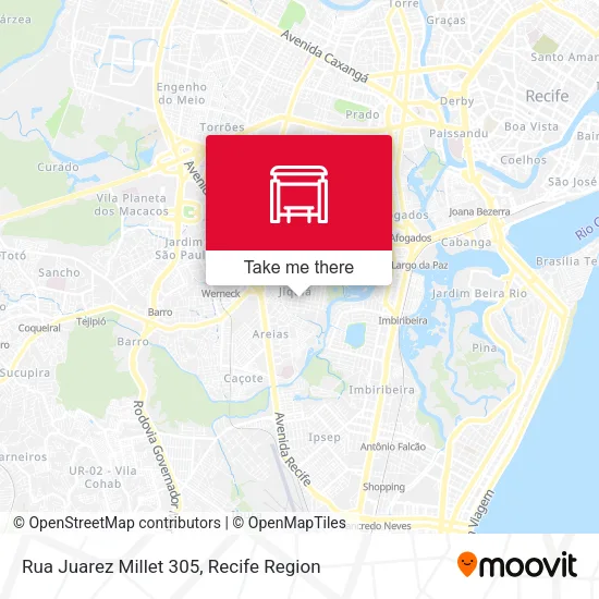 Rua Juarez Millet 305 map