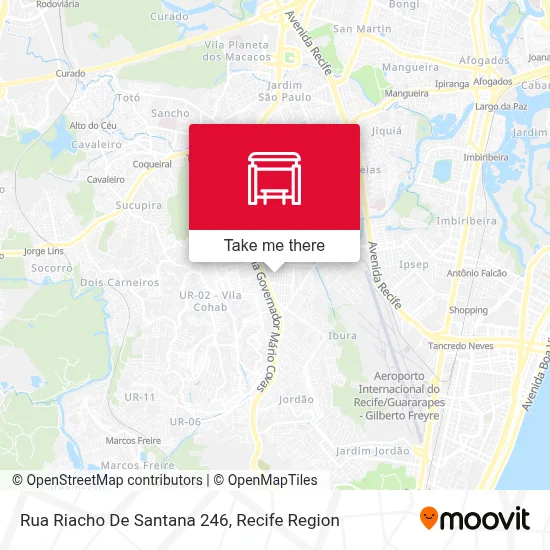 Rua Riacho De Santana 246 map