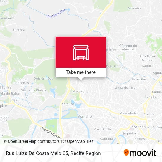 Rua Luiza Da Costa Melo 35 map
