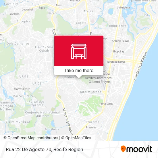 Rua 22 De Agosto 70 map