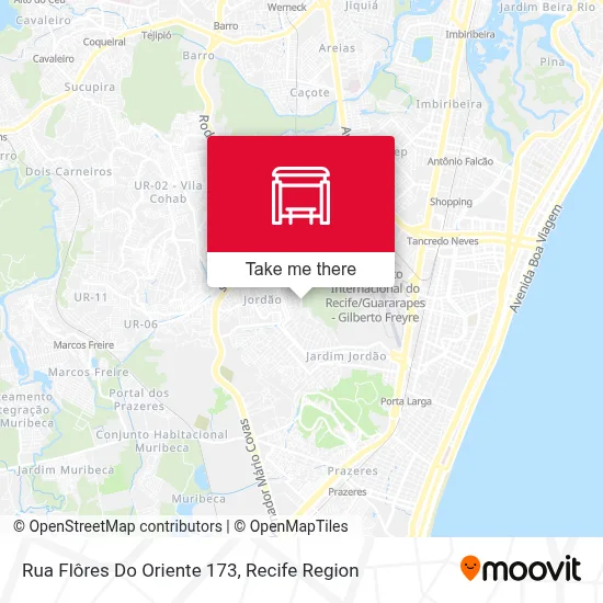 Rua Flôres Do Oriente 173 map