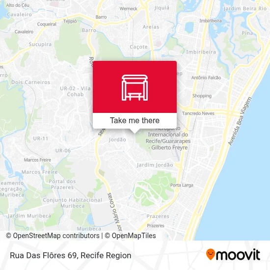 Rua Das Flôres 69 map