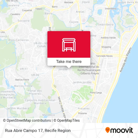 Rua Abre Campo 17 map