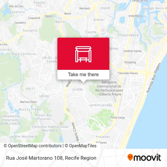 Rua José Martorano 108 map