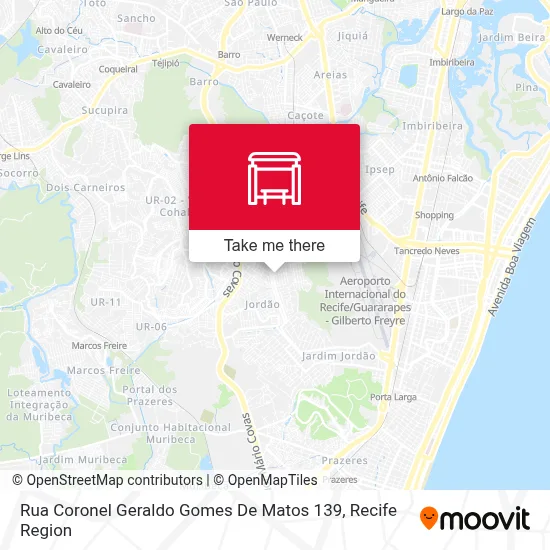 Rua Coronel Geraldo Gomes De Matos 139 map