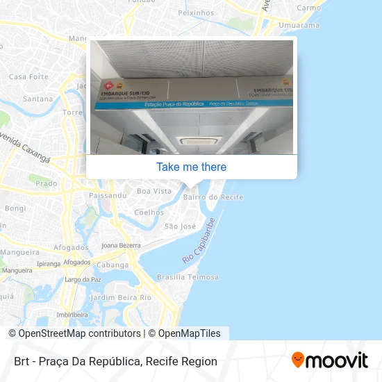 Brt - Praça Da República map
