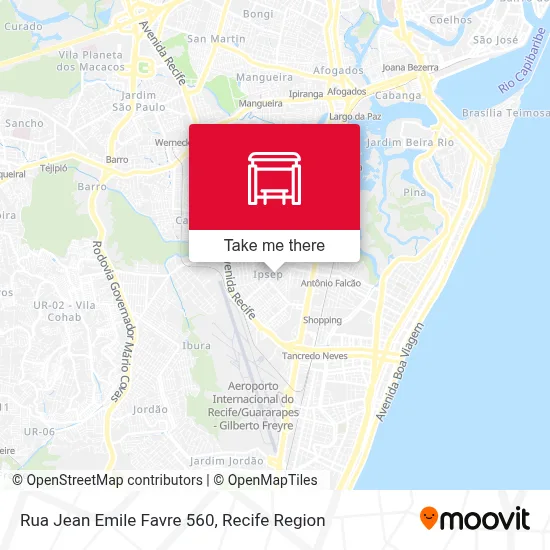 Rua Jean Emile Favre 560 map