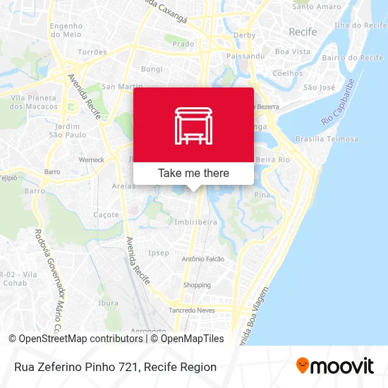 Rua Zeferino Pinho 721 map