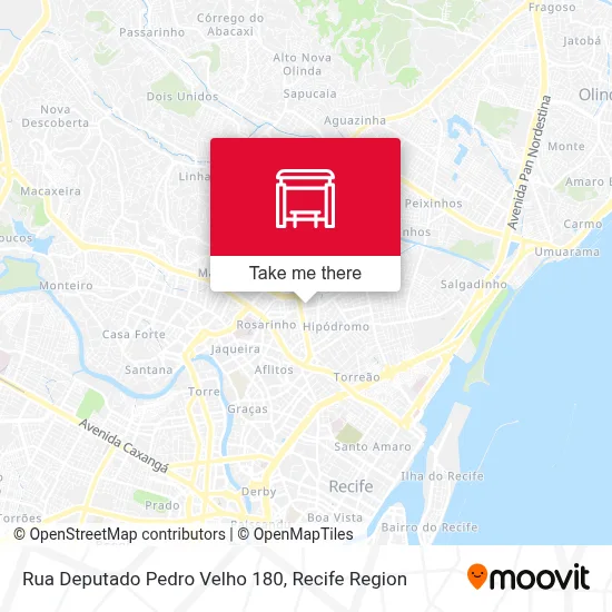 Rua Deputado Pedro Velho 180 map