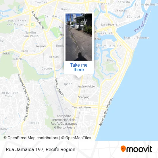 Rua Jamaica 197 map