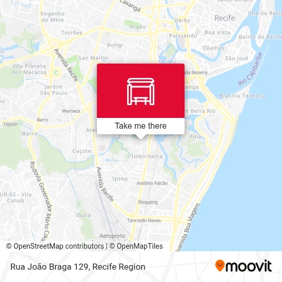 Rua João Braga 129 map