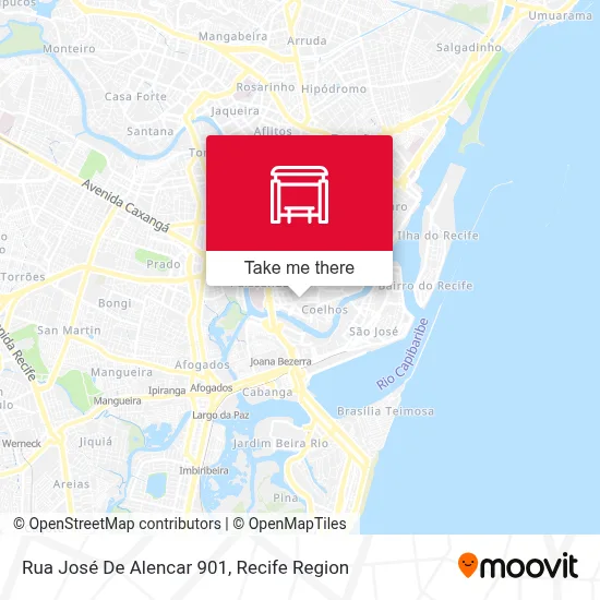 Rua José De Alencar 901 map