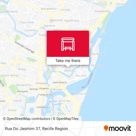 Rua Do Jasmim 37 map