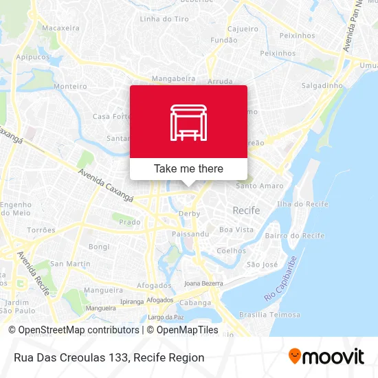 Rua Das Creoulas 133 map