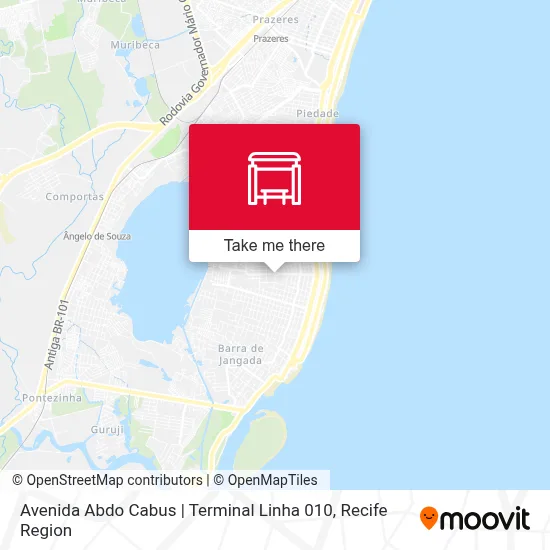 Avenida Abdo Cabus | Terminal Linha 010 map