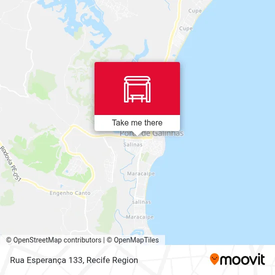 Rua Esperança 133 map
