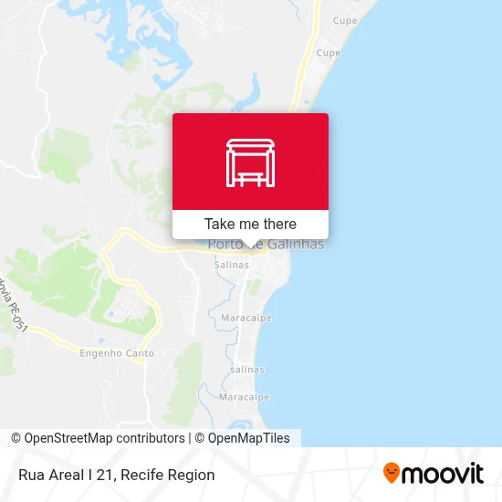 Rua Areal I 21 map