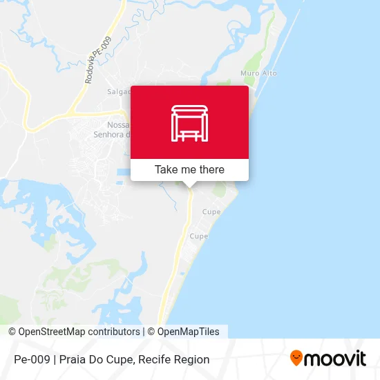 Pe-009 | Praia Do Cupe map