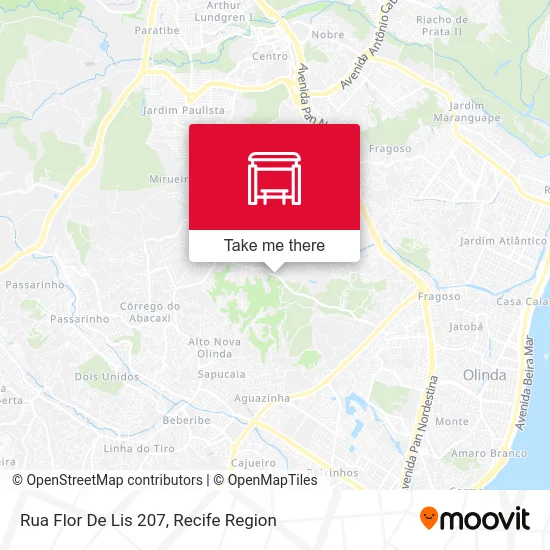 Rua Flor De Lis 207 map