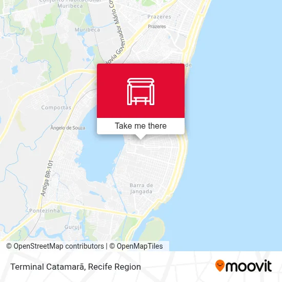 Terminal Catamarã map