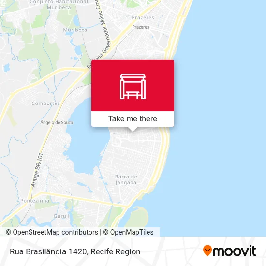 Rua Brasilândia 1420 map