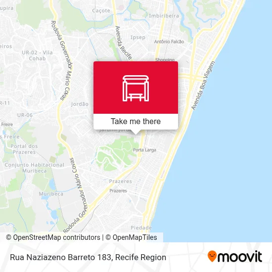 Rua Naziazeno Barreto 183 map