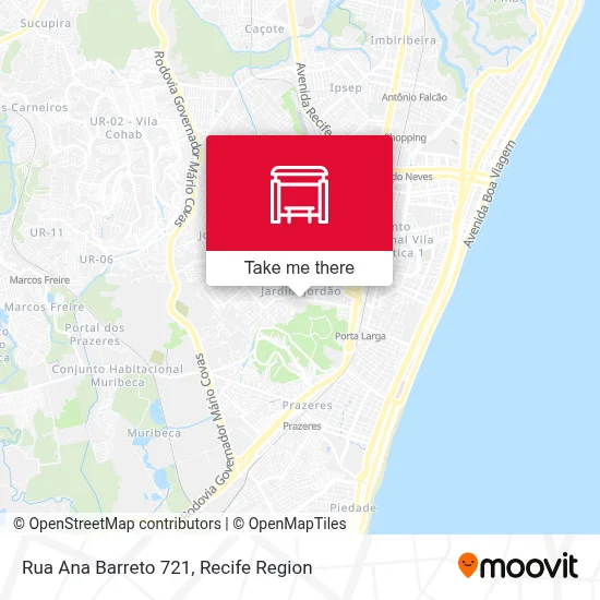 Rua Ana Barreto 721 map