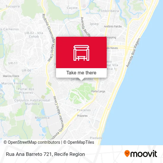 Rua Ana Barreto 721 map