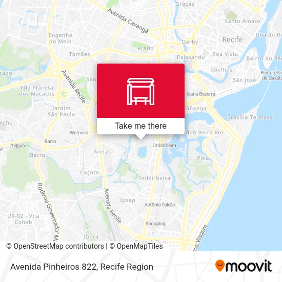 Avenida Pinheiros 822 map