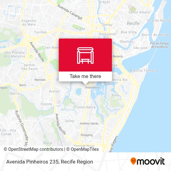 Avenida Pinheiros 235 map