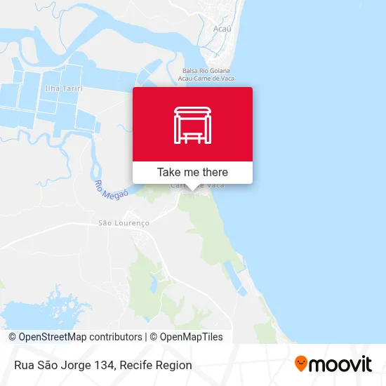 Rua São Jorge 134 map